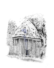 Load image into Gallery viewer, Original works - Traditional architectural drawings - Nzame Alba