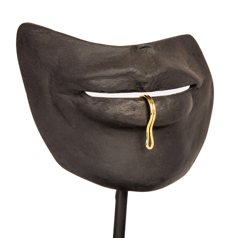 Adele Dejak - Afro-Abena lip jewelry