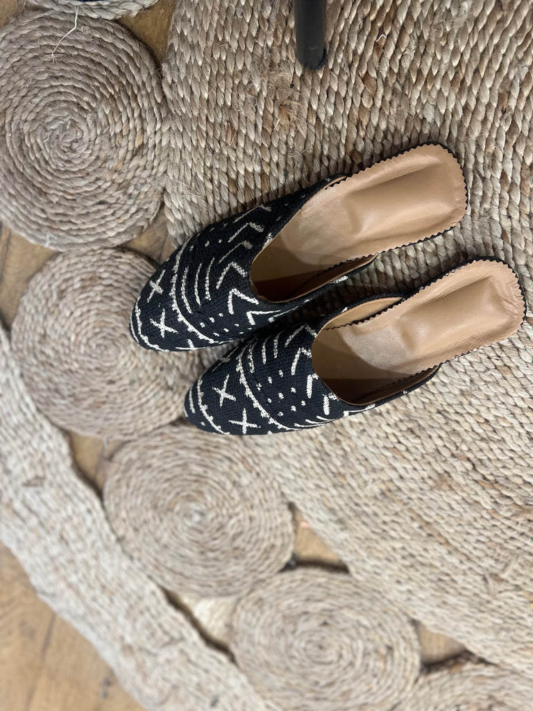 Ethnic chic slippers