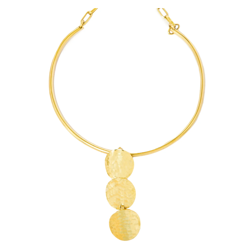 Adele Dejak Arewa Brass Necklace
