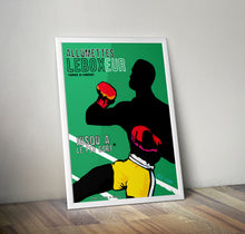 Charger l&#39;image dans la galerie, Allumettes-Le-Boxeur-Poster-Fred-Ebami-LittleAfrica