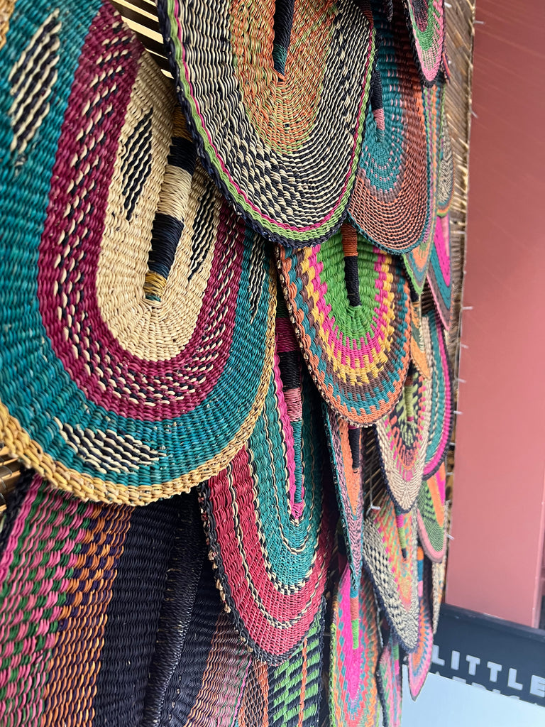 Bolga fans - hand-woven fans