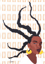 Load image into Gallery viewer, Afro Hairstyles - Postcards by Famma