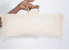 Load image into Gallery viewer, Laurence Airline- ivory baguette bag