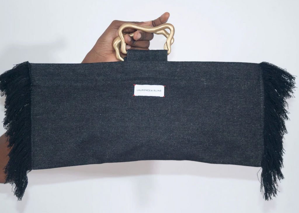 Laurence Airline- ivory baguette bag