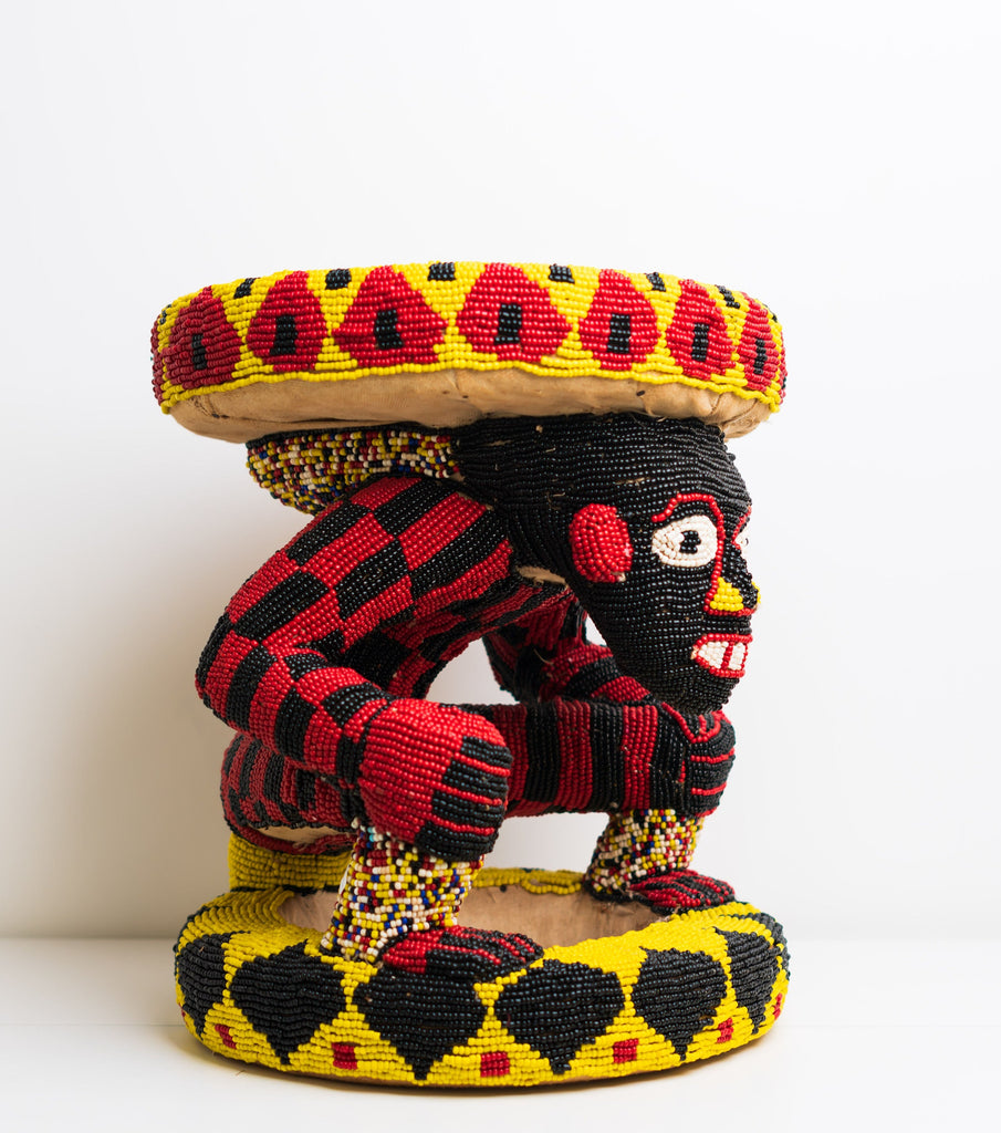 Tabouret-perle-Bamileke-Cameroun-LittleAfrica