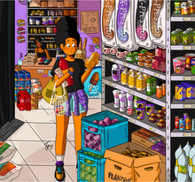 Load image into Gallery viewer, “Neighborhood Life” by The Girl In Yellow