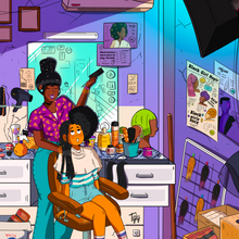 Load image into Gallery viewer, “Neighborhood Life” by The Girl In Yellow