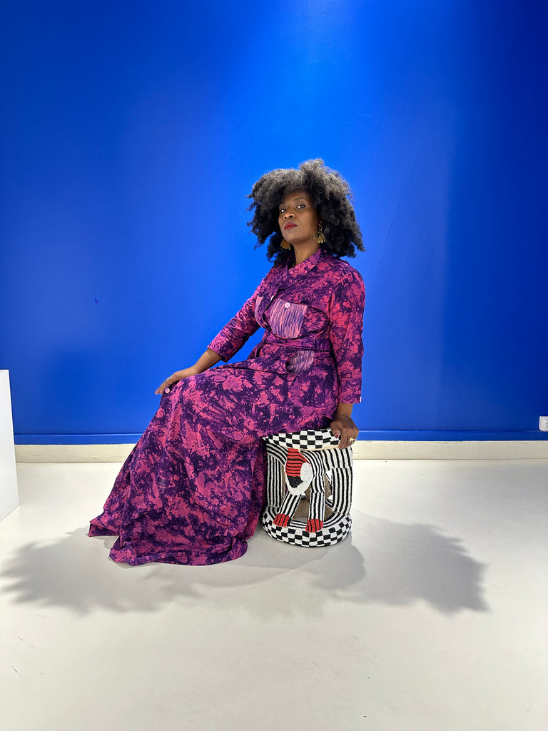 Bamiléké-Perlenhocker aus Kamerun