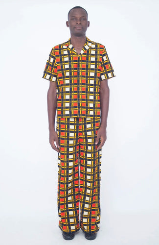 LaurenceAirline - Biscane Jolie Fenêtre Wide Leg Trousers