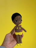 Poupée en Crochet à l’effigie de Joséphine Baker