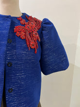 Charger l'image dans la galerie, MaaRa - Veste Fugu en pagne tissé et broderie