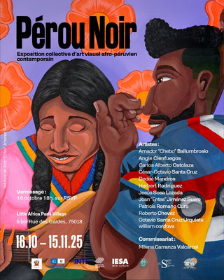 PERU NOIR - Affiche en édition limitée