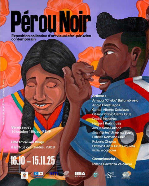 PERU NOIR - Affiche en édition limitée