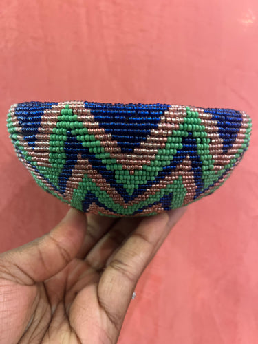 Gacha Foundation - Blue and Gold Beaded Box L