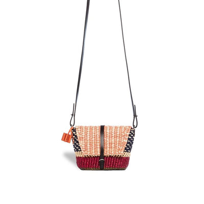AAKS - Sac Bika rose en raphia