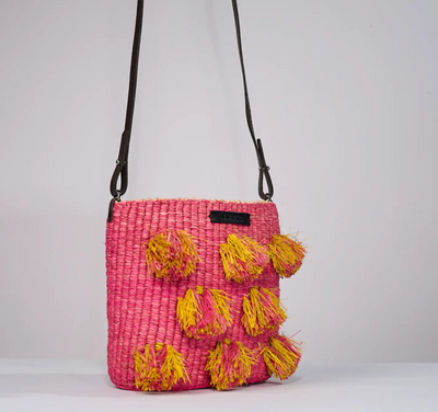 AAKS - Sac Hana Pompom en raphia