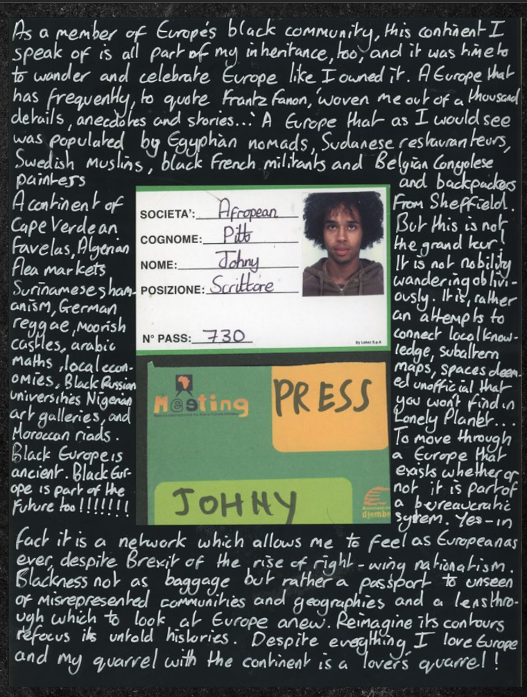 Johny Pitts - Afropean: A Journal