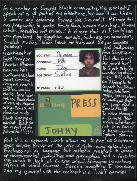 Johnny Pitts - Afropean: A Journal – Little Africa Village