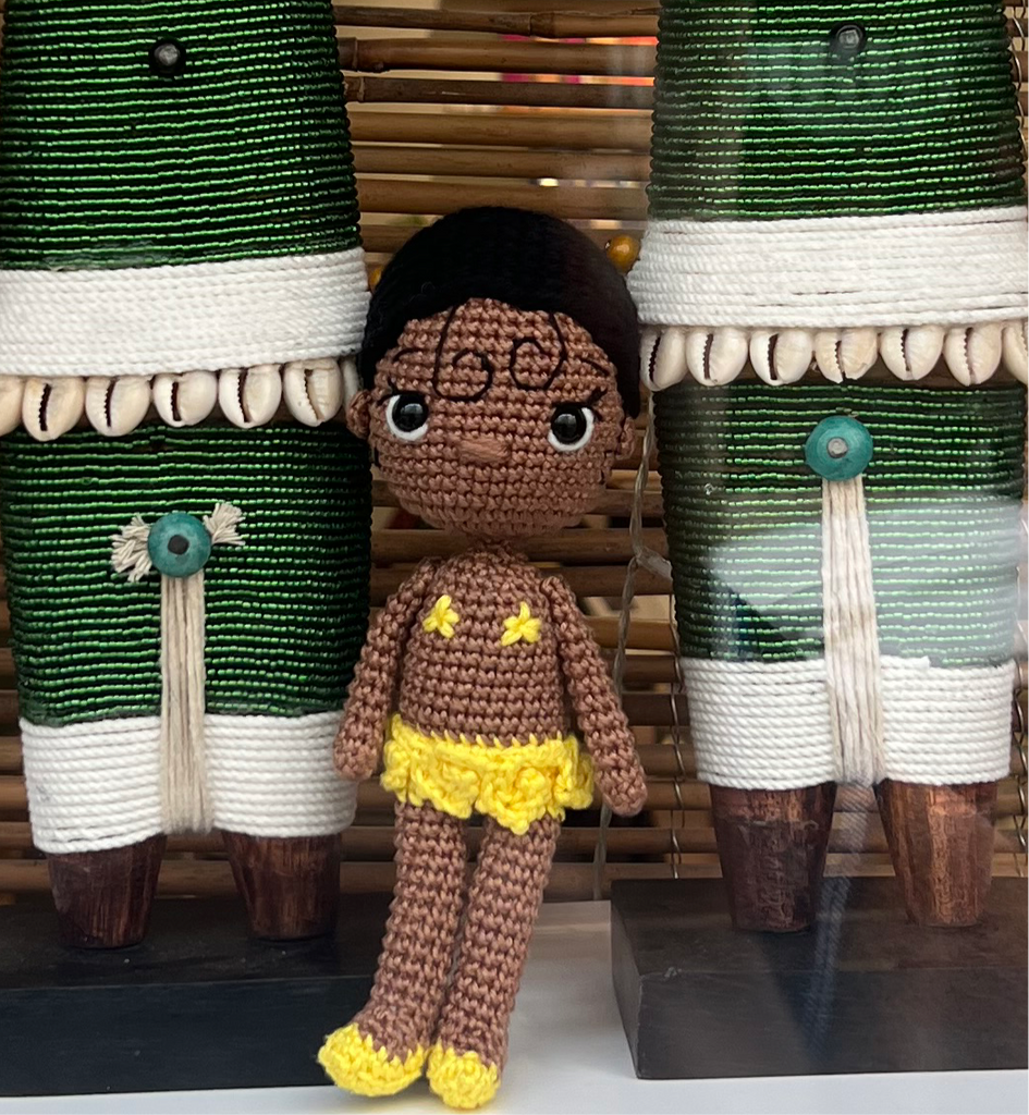 Poupée en Crochet à l’effigie de Joséphine Baker