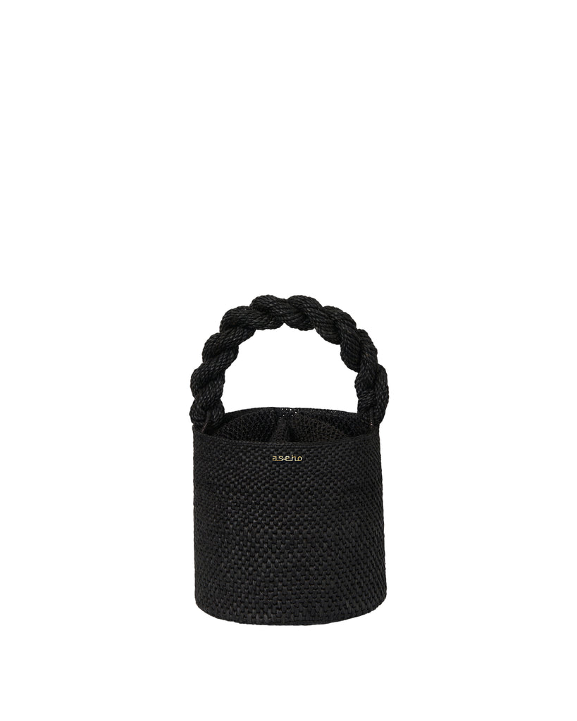 Aseho - Sac seau Eren Mini en raphia