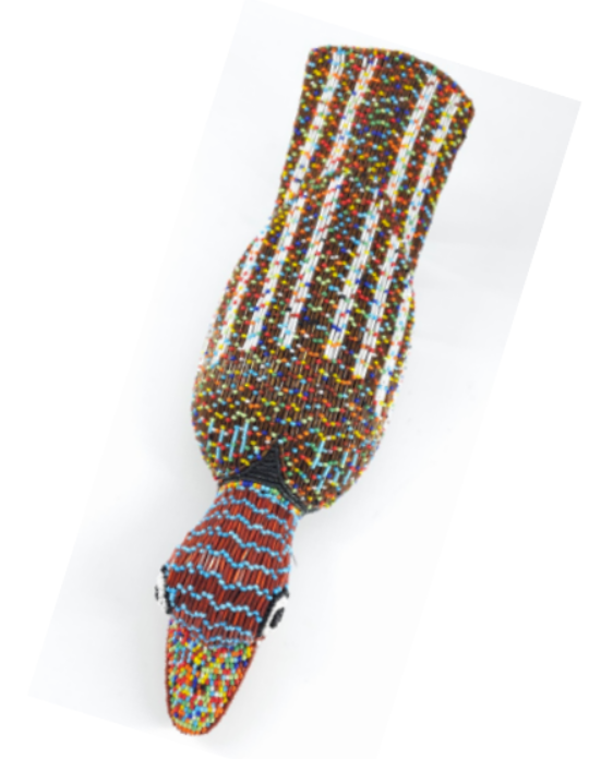 Gacha Foundation - Large beaded bird crest
