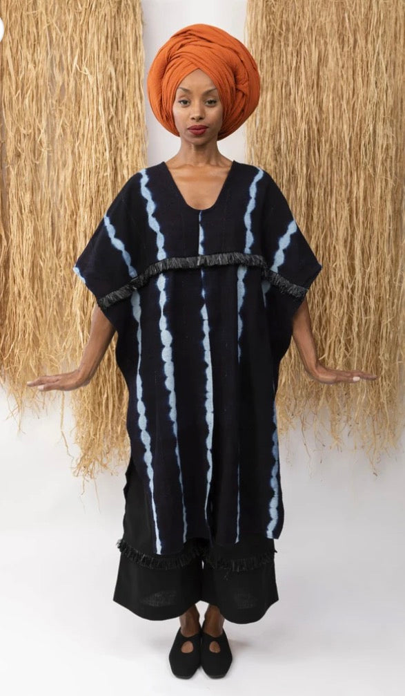 Laurence Airline- Poncho Cubano Indigo