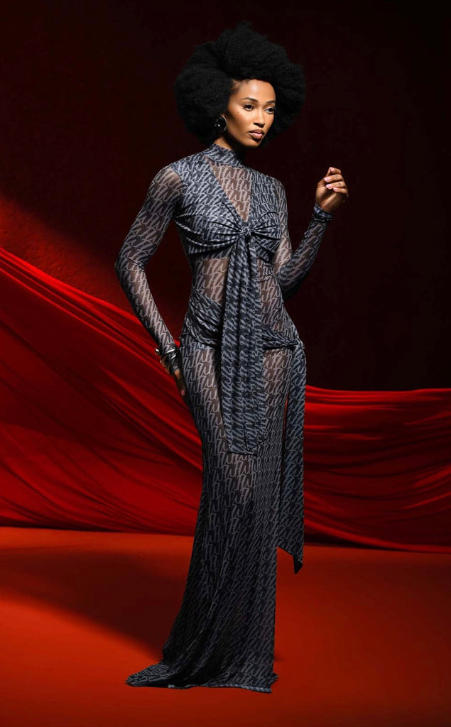 Wanni Fuga - Adun Mesh-Kleid
