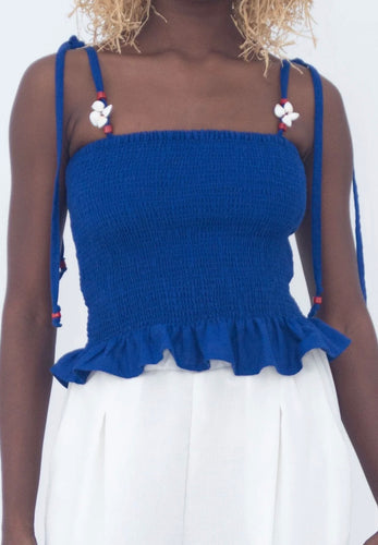 Laurence Airline – Oberteil mit Muscheln