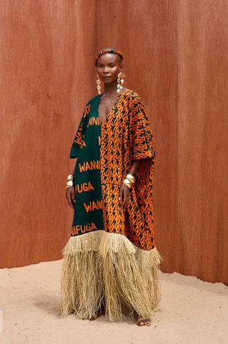 Wanni Fuga - Signature Adire Kaftan