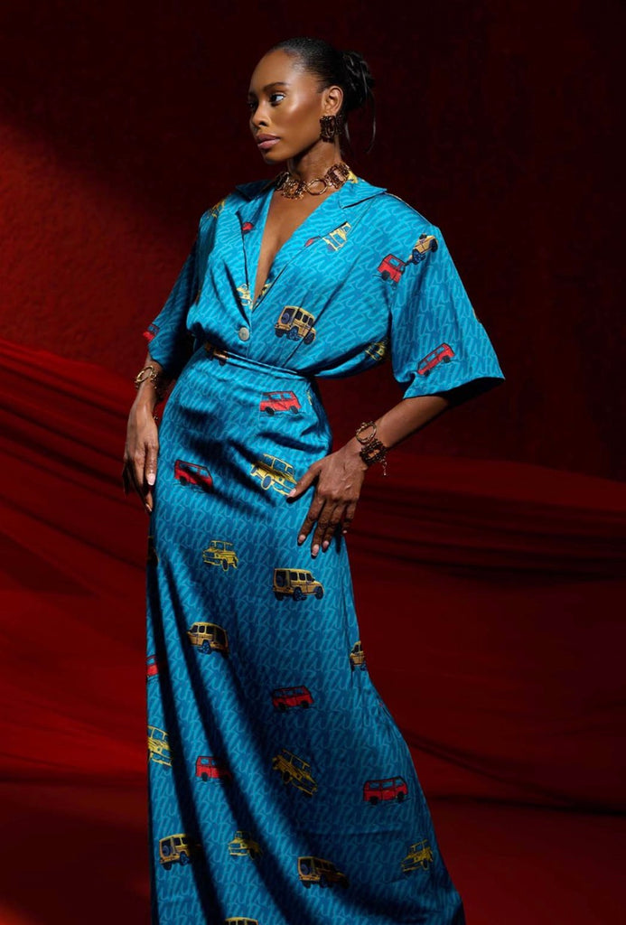 Wanni Fuga - Irin Ajo Ensemble in Silk Acetate