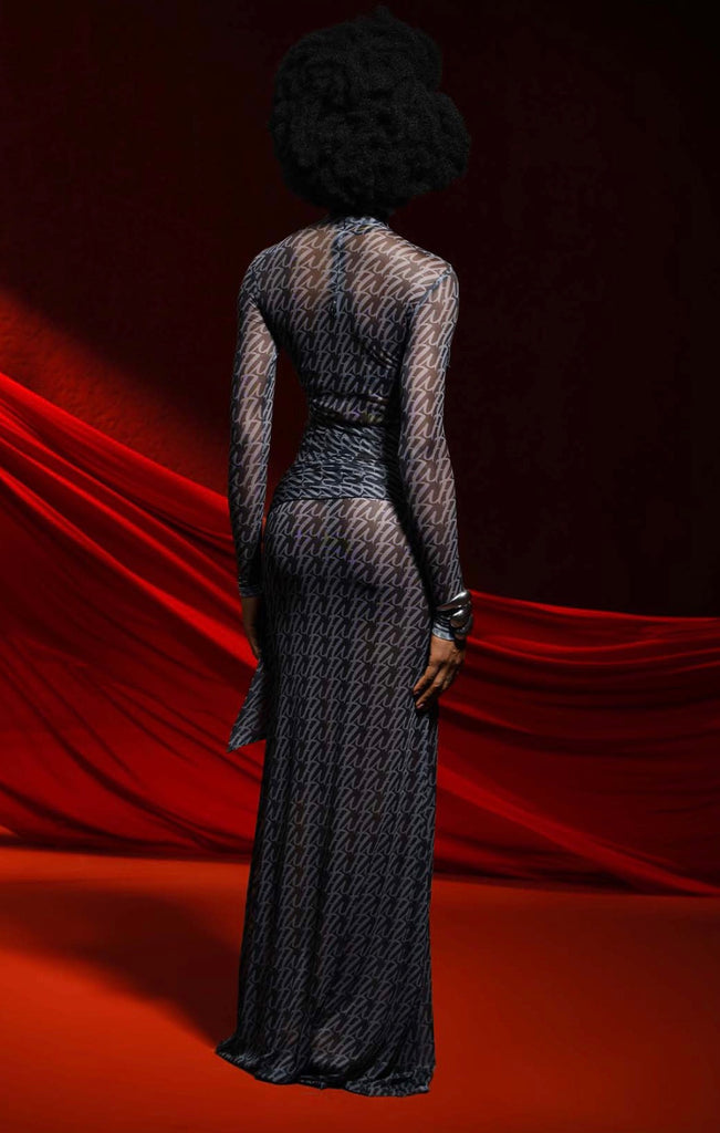Wanni Fuga - Adun Mesh-Kleid