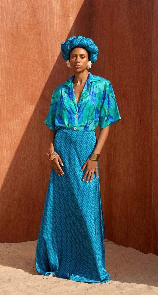 Wanni Fuga - Irin Ajo Ensemble in Silk Acetate