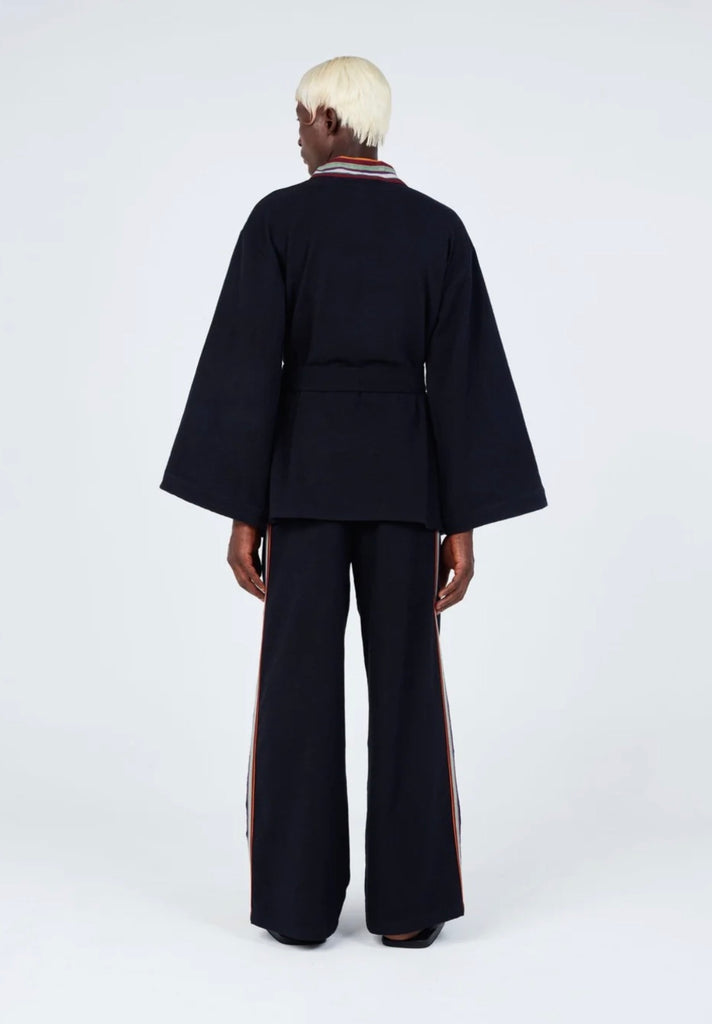 Laurence Airline- Kimono-Jacke Schwarz