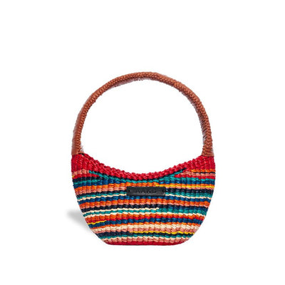 AAKS - Sac Curve Shoulder en raphia
