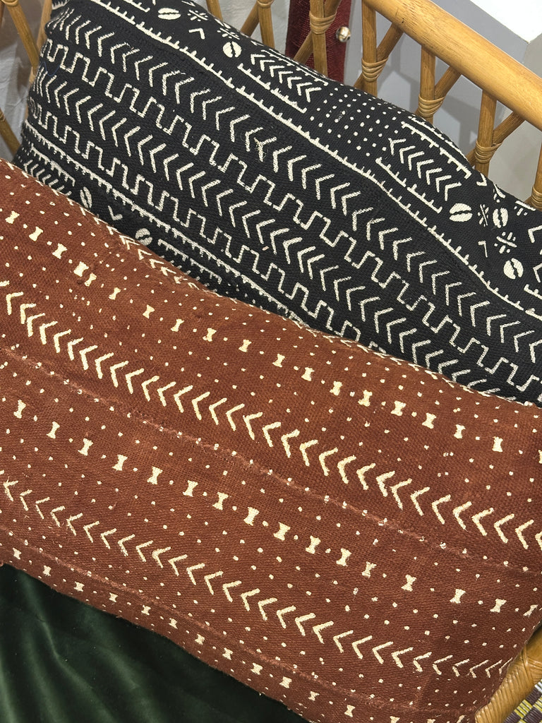 Little Africa Village - Bogolan cushion cover