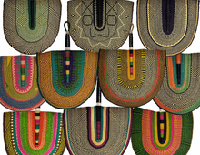 Load image into Gallery viewer, Bolga fans - hand-woven fans