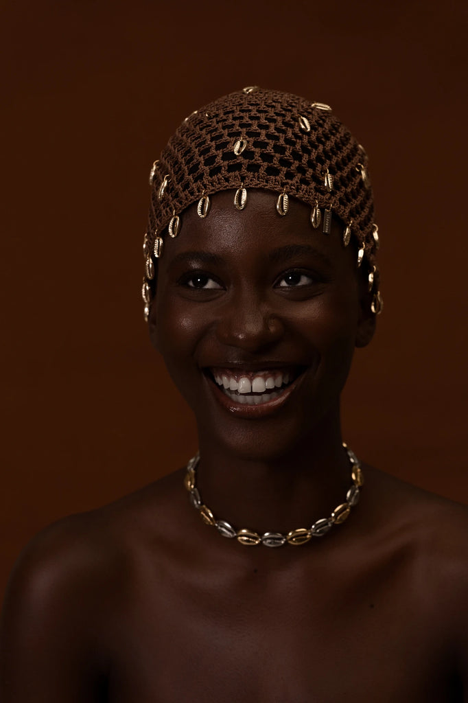 iLoostre - Collier Joias de Negona, cauris et main de Fatma