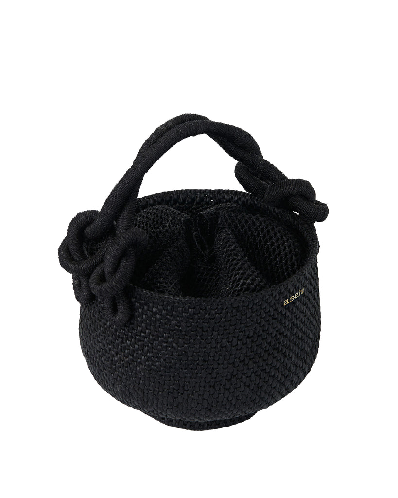 Aseho - Panier Kara en raphia tressé