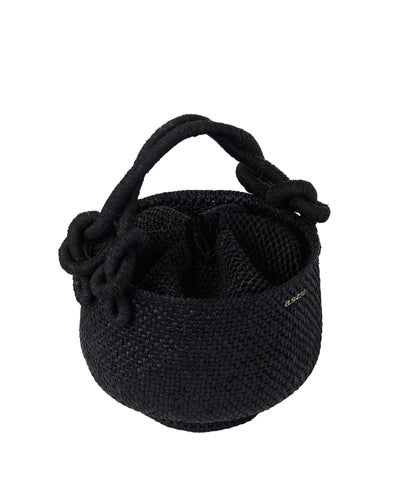 Aseho - Panier Kara en raphia tressé