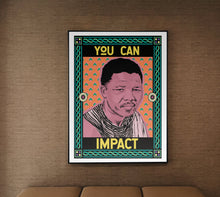 Charger l&#39;image dans la galerie, Nelson-Mandela-Poster-Fred-Ebami-LittleAfrica