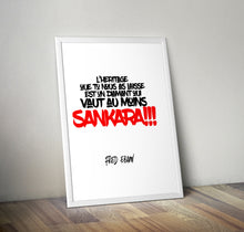 Load image into Gallery viewer, Sankara-Poster-Fred-Ebami-LittleAfrica