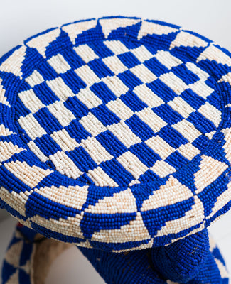 Tabouret-perle-Bamileke-Cameroun-LittleAfrica