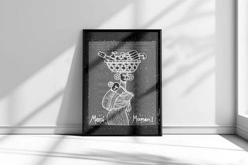 Fine Art print - Eric Takukam - Taxi Brousse and Maman