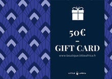 Load image into Gallery viewer, GIFT-CARD-LA-50euros-LittleAfrica