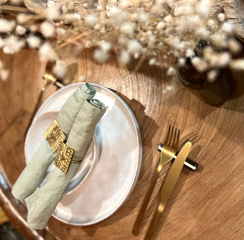 Rond-serviettes-de-table-en bronze-Success-LittleAfrica